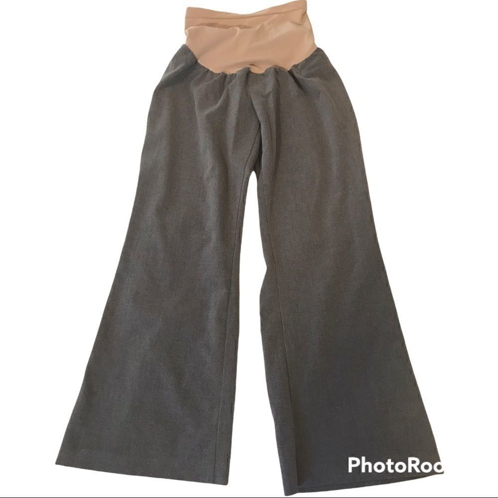 Motherhood Maternity gray slacks PXL